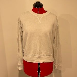 Toad&Co Off White organic Cotton & Hemp Sweatshirt